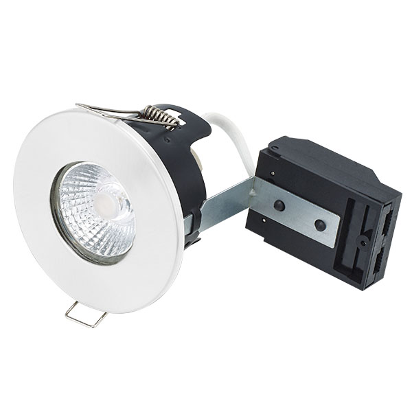 Fire Rated MV/LV Matt White Downlight